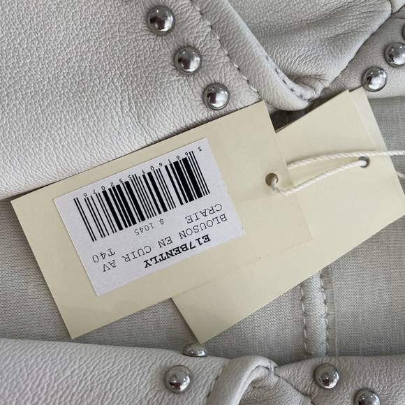 NWT Maje leather jacket, never worn - Picture 3 of 8